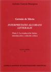 Germán de Silesia, Interpretatio Alcorani Letteralis. Parte I: La traducción latina: introducción y edición critica