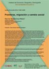 Foro de Estudios Geográficos: "Fronteras, Migración y cambio social"