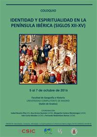 Coloquio "Identidad y espiritualidad en la Península Ibérica (siglos XII-XV)