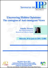 Seminario IPP: "Uncovering Hidden Opinions: The contagion of Anti-immigrant Views"