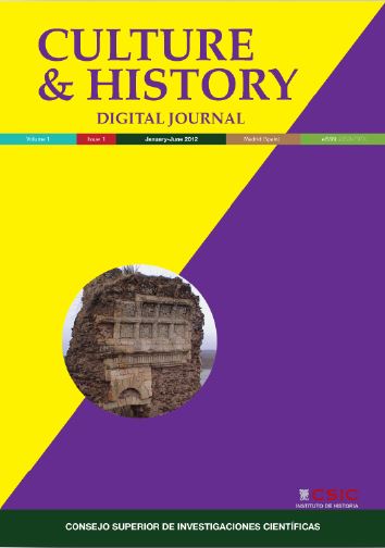 "Culture & History Digital Journal', revista del Instituto de Historia,  publica el Vol. 6, nº 1 (2017) Portada de la revista
