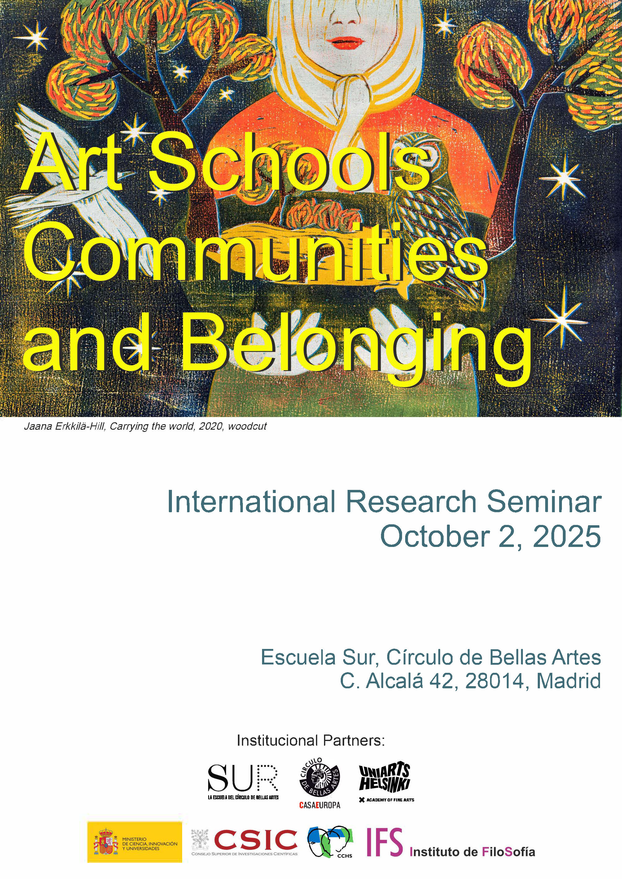 Seminario de Investigación "Art Schools, Communities and Belonging"