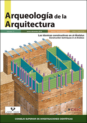 La revista "Arqueología de la Arquitectura" publica el nº 15 de 2018 Portada de la revista