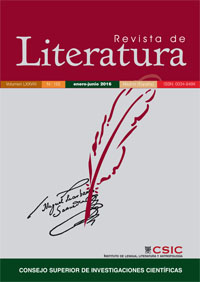 La "Revista de Literatura" del Instituto de Lengua, Literatura y Antropología (ILLA) publica el Vol. 78, nº 155 de 2016 Portada de la revista