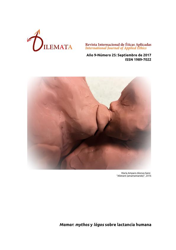 Se publica en la web el número 25 de la revista DILEMATA Revista Internacional de Éticas Aplicadas Portada de la revista