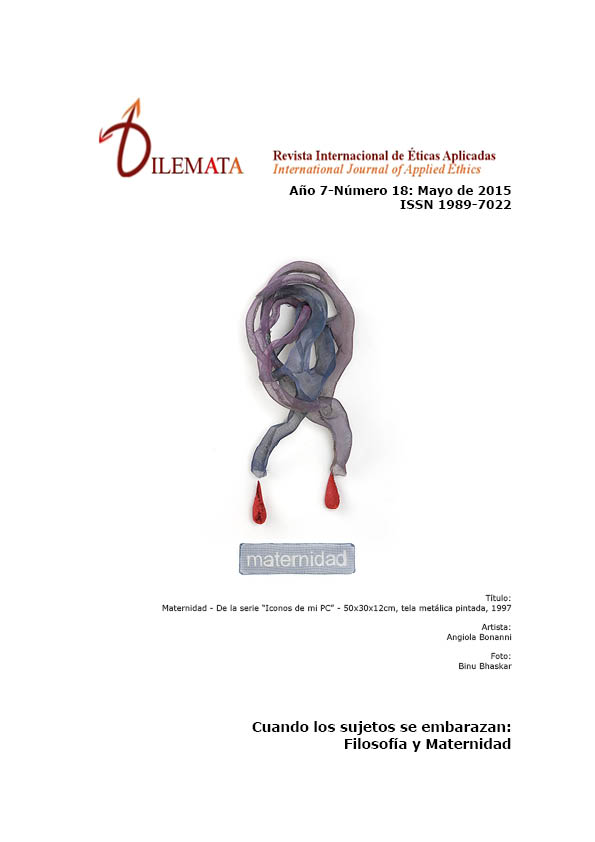 Se publica en la web el número 18 de la revista DILEMATA Revista Internacional de Éticas Aplicadas Portada de la revista