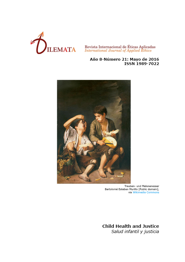Se publica en la web el número 21 de la revista DILEMATA Revista Internacional de Éticas Aplicadas Portada de la revista
