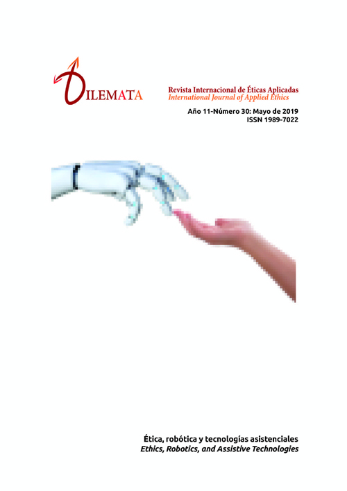 Se publica en la web el número 30 de DILEMATA. Revista Internacional de Éticas Aplicadas Portada de la revista