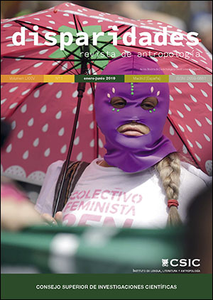"Disparidades. Revista de Antropología" publica el Vol 74, Nº 1 de 2019 Portada de la revista