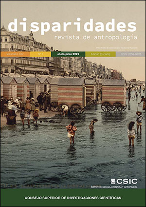 "Disparidades. Revista de Antropología" publica el Vol 75, Nº 1 de 2020 Portada de la revista