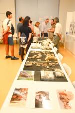 Los asistentes junto a Marta Moreno en su taller sobre arqueozoología noche_investigadores2017_ie_c_0.jpg