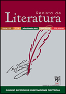 La "Revista de Literatura" publica el Vol. 82, nº 164 de 2020 Portada de la revista