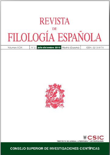 La "Revista de Filología Española" publica el Vol. 103 Núm. 1 (2023)