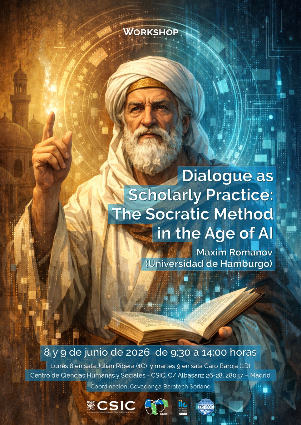Workshop: "Dialogue as Scholarly Practice: The Socratic Method in the Age of AI "