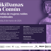 "WikiDamas en Común": Un proyecto colaborativo para dar voz a mujeres nobles de la Baja Edad Media en Wikipedia