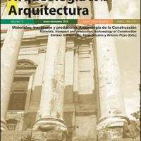 Abierta la convocatoria de recepción de artículos para 2 números monográfico de la revista "Arqueología de la Arquitectura" Portada de la revista