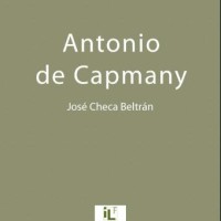 José Checa Beltrán (ILLA) publica el libro "Antonio de Capmany: Luces y sombras" Portada del libro