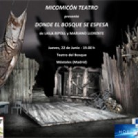 Obra de teatro Donde el bosque se espesa Cartel del evento