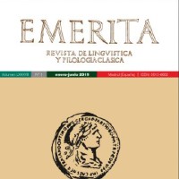 La revista "Emerita" del Instituto de Lenguas y Culturas del Mediterráneo y Oriente Próximo publica el Vol. 85, nº 1 de 2017 Portada de la revista