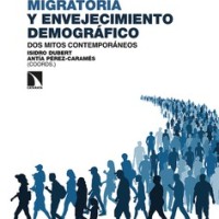 Investigador@s del IEGD, coautor@s del libro "Invasión migratoria y envejecimiento demográfico" Portada del libro
