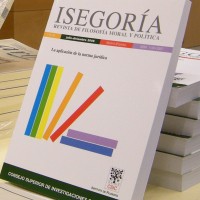 Publicado el Nº 63 de 2020 de "Isegoría. Revista de Filosofía Moral y Política" Portada de la revista