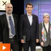 El investigador Julio Pérez Díaz (IEGD) interviene en un debate sobre pensiones en TVE El investigador Julio Pérez Díaz (IEGD) interviene en un debate sobre pensiones en TVE