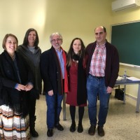 Lidia Mateo Leiva obtiene la máxima calificación en su tesis doctoral, dirigida por Miguel Cabañas Bravo (IH) Fotografía del tribunal, director de la tesis y doctorada
