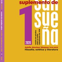 "Adolfo Sánchez Vázquez (1915-2015). Filosofía, estética y literatura", monográfico coordinado por Antolin Sanchez Cuervo (IFS) en "Sansueña. Revista de estudios sobre el exilio republicano de 1939" Portada de la revista