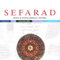 Publicado el Vol. 76, nº 2 de 2016 de la revista "Sefarad" Portada de la revista