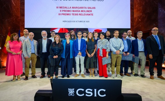Foto de las personas premiadas/ César Hernández (CSIC)