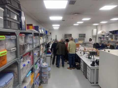Visita al  laboratorio de Arqueobilogía (IH-CSIC)