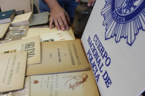 Material recuperado durante la Operación Brocal