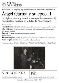 Jornada "Ángel Garma y su época I"