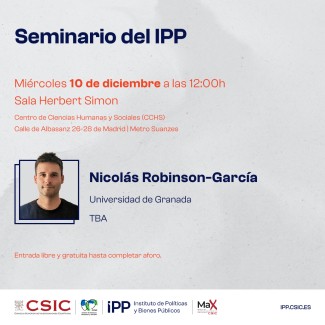 Seminario del IPP con Nicolás Robinson-García