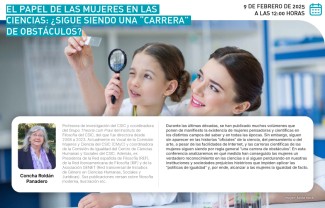 Conferencia "El papel de las mujeres en las ciencias: ¿sigue siendo una 'carrera' de obstáculos?" Conferencia "El papel de las mujeres en las ciencias: ¿sigue siendo una 'carrera' de obstáculos?"