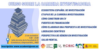 Curso sobre la carrera investigadora Curso sobre la carrera investigadora