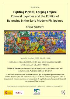 Seminario "Fighting Pirates, Forging Empire Colonial Loyalties and the Politics of Belonging in the Early Modern Philippines"