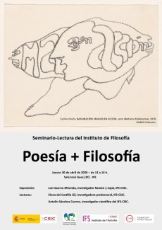 Seminario-Lectura del Instituto de Filosofía: "Poesía + Filosofía"