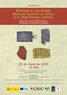 Dirigido a los dioses Mensajes inscritos en griego en el Mediterráneo oriental Dirigido a los dioses Mensajes inscritos en griego en el Mediterráneo oriental