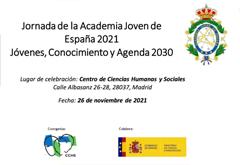 Jornada Academia Joven de España 2021: Jóvenes, Conocimiento y Agenda 2030