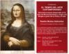 Cartel de la conferencia Conferencia: "El tiempo del arte contemporáneo. Deconstrucciones temporales en la obra de Marcel Duchamp y Jorge Luis Borges a partir de la ironía y el azar"