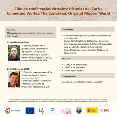 Ciclo de conferencias virtuales «Historias del Caribe»: "Preludio mayor o menor?: la abolición desde la óptica puertorriqueña"