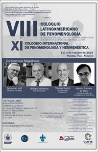 VIII Coloquio Latinoamericano de Fenomenología