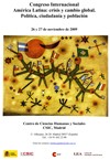 Congreso Internacional: «América Latina: crisis y cambio global. Política, ciudadanía y población»