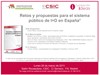 Cartel de la jornada Invitación jornada CSIC-IDEAS: "Retos y propuestas para el sistema público de I+ D en España"
