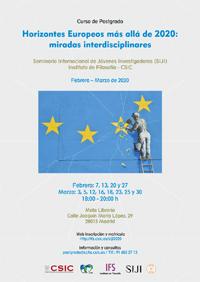 Curso de posgrado - Seminario Internacional de Jóvenes Investigadores (SIJI): “Horizontes Europeos más allá de 2020: miradas interdisciplinares”