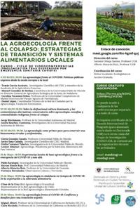 Curso "La Agroecología frente al colapso: Estrategias de transición y sistemas alimentarios locales"