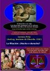 Cartel del seminario Seminario 'El derecho a la vida. Los derechos humanos en la cultura filosófico-jurídica de nuestro tiempo': "La filiación: ¿Hecho o derecho?"