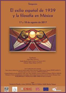 Simposio: "El exilio español de 1939 y la filosofía en México"