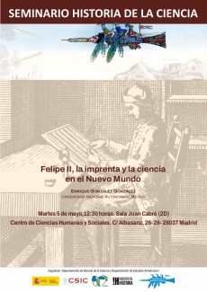 Seminario de Historia de la Ciencia: "Felipe II, la imprenta y la ciencia en el Nuevo Mundo"